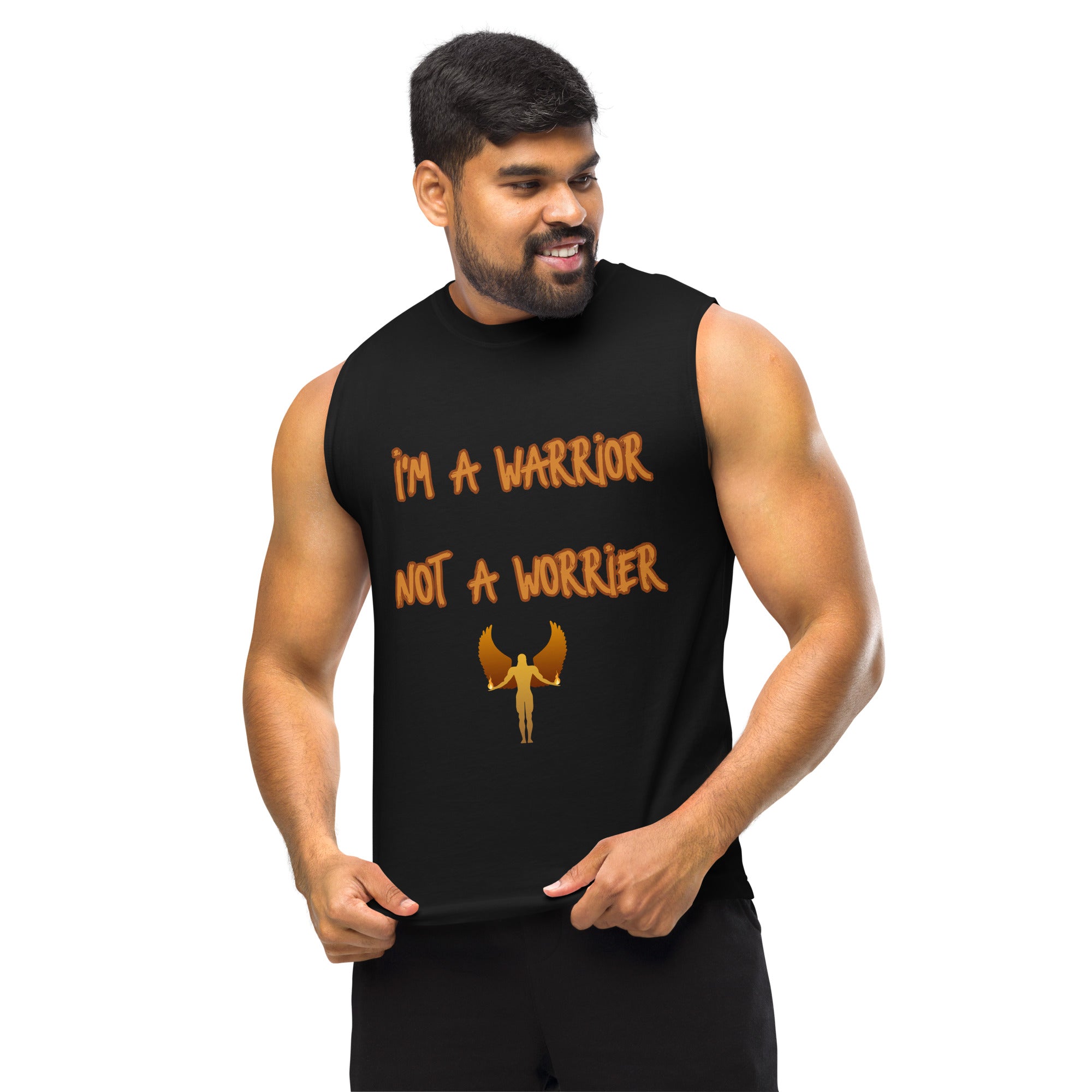 I'm a Warrior, Not a Worrier - Muscle Shirt